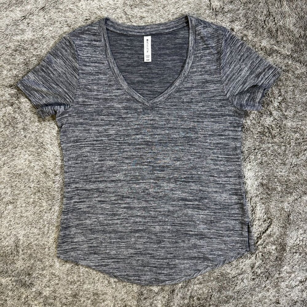 Athleta Breezy Scoop V Tee Sz XS
